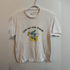 Uniqlo X Peanuts short sleeve oversized unisex size small